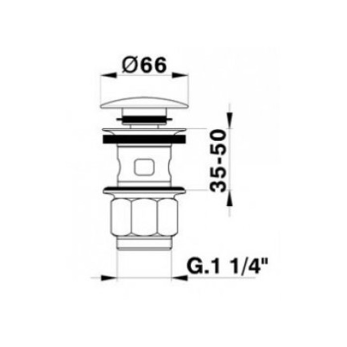 Cisal сифон 1"1/4 для раковины, цвет черный матовый. Сифон Cisal 1"1/4, za00404240 для раковины, хром.